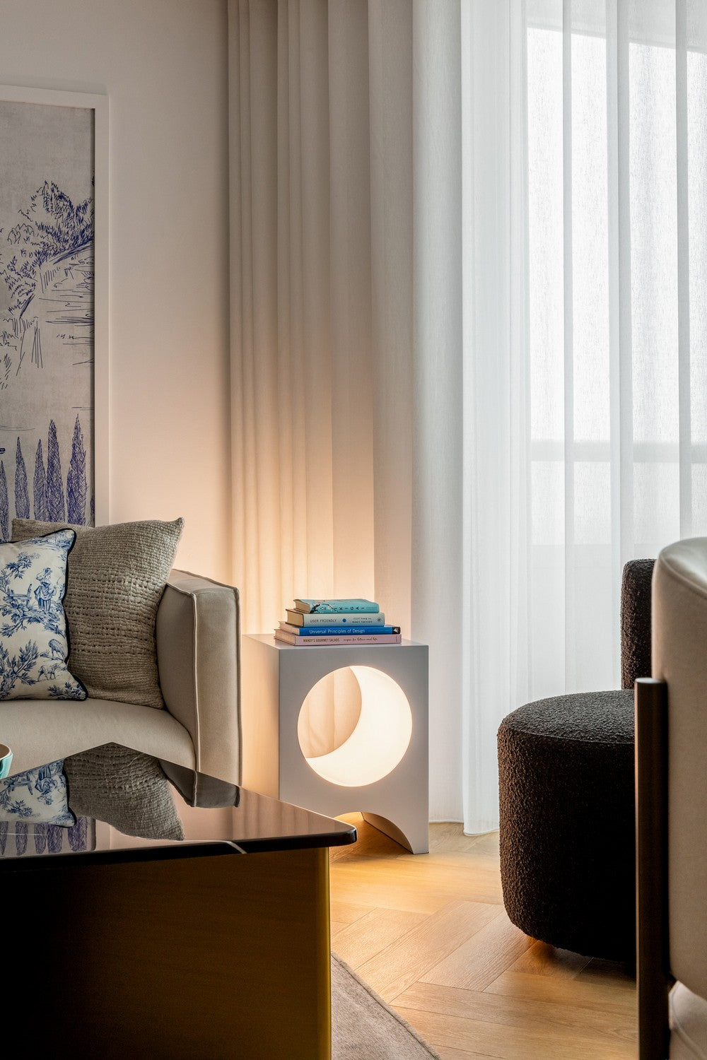 Kuzco Lighting - TL81020-GB - LED Table Lamp - Lunar - Glacier Blue
