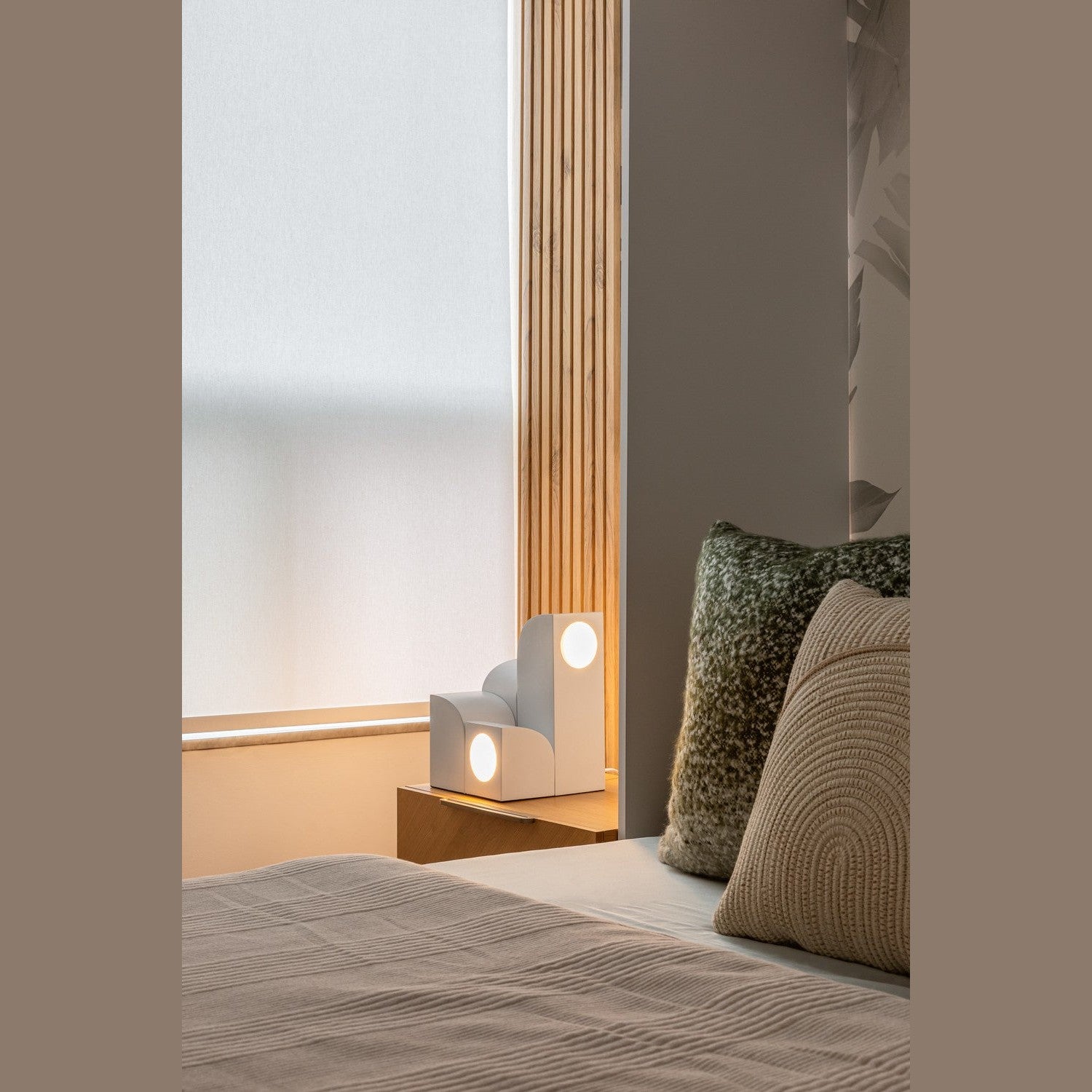 Kuzco Lighting - TL82412-WH - LED Table Lamp - Gypsum - White