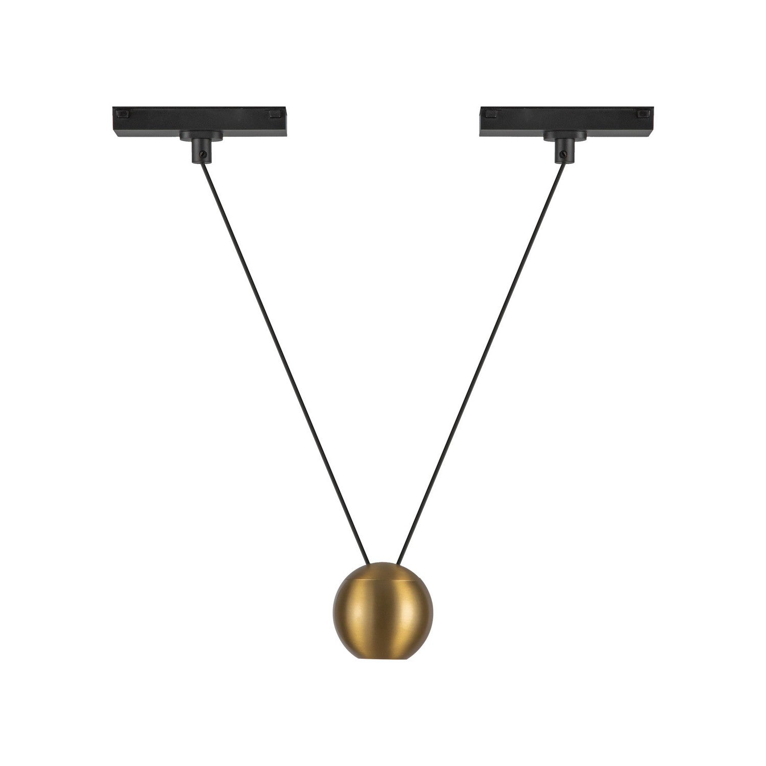 Kuzco Lighting - TRP27203-BG - LED Pendant - Faria Double - Brushed Gold