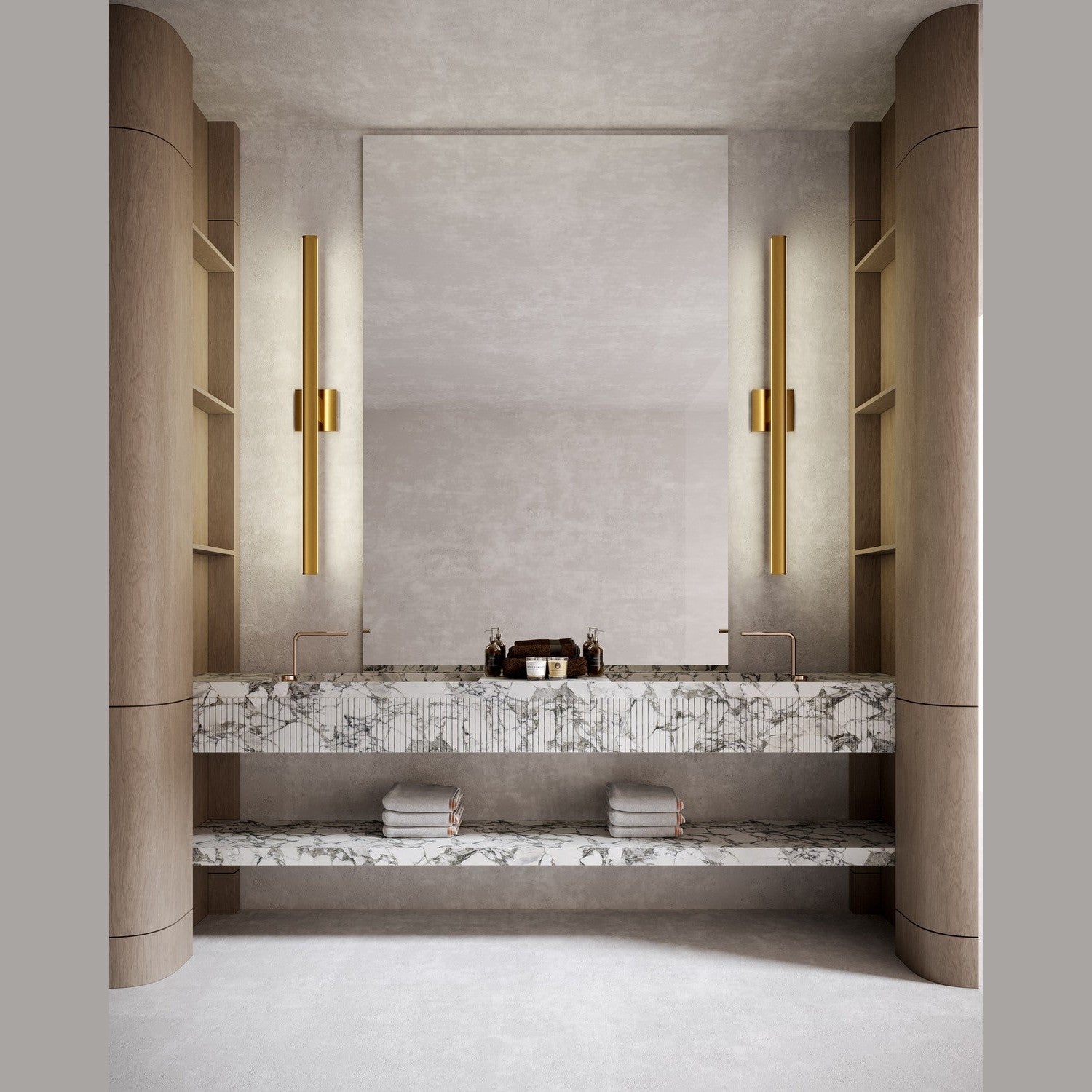 Kuzco Lighting - VL20353-BG - LED Vanity Light - Vera - Brushed Gold