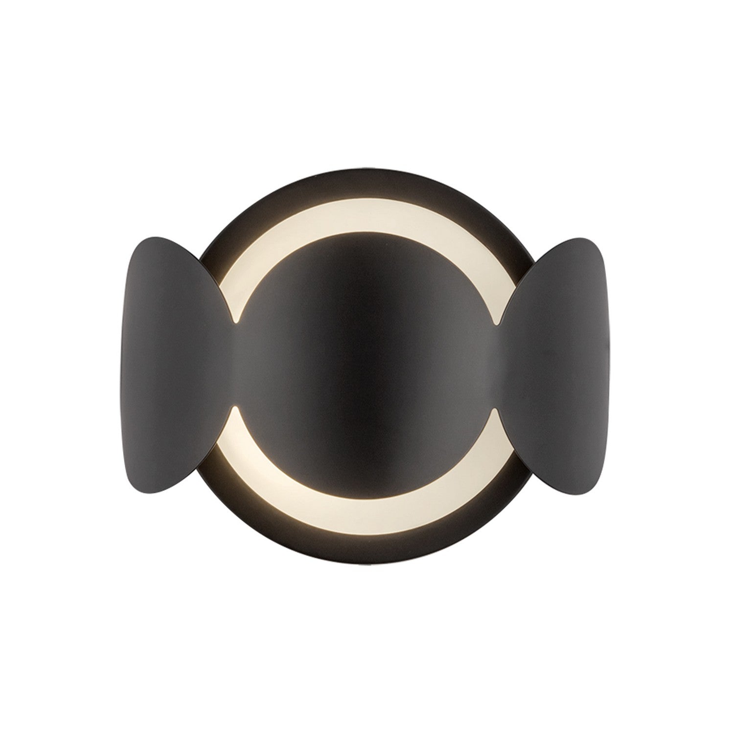 Kuzco Lighting - WS59810-BK/OP - One Light Wall Sconce - Ciel - Black/Opal Glass