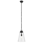 Kichler - 52661BKCLR - One Light Pendant - Marsailli - Black