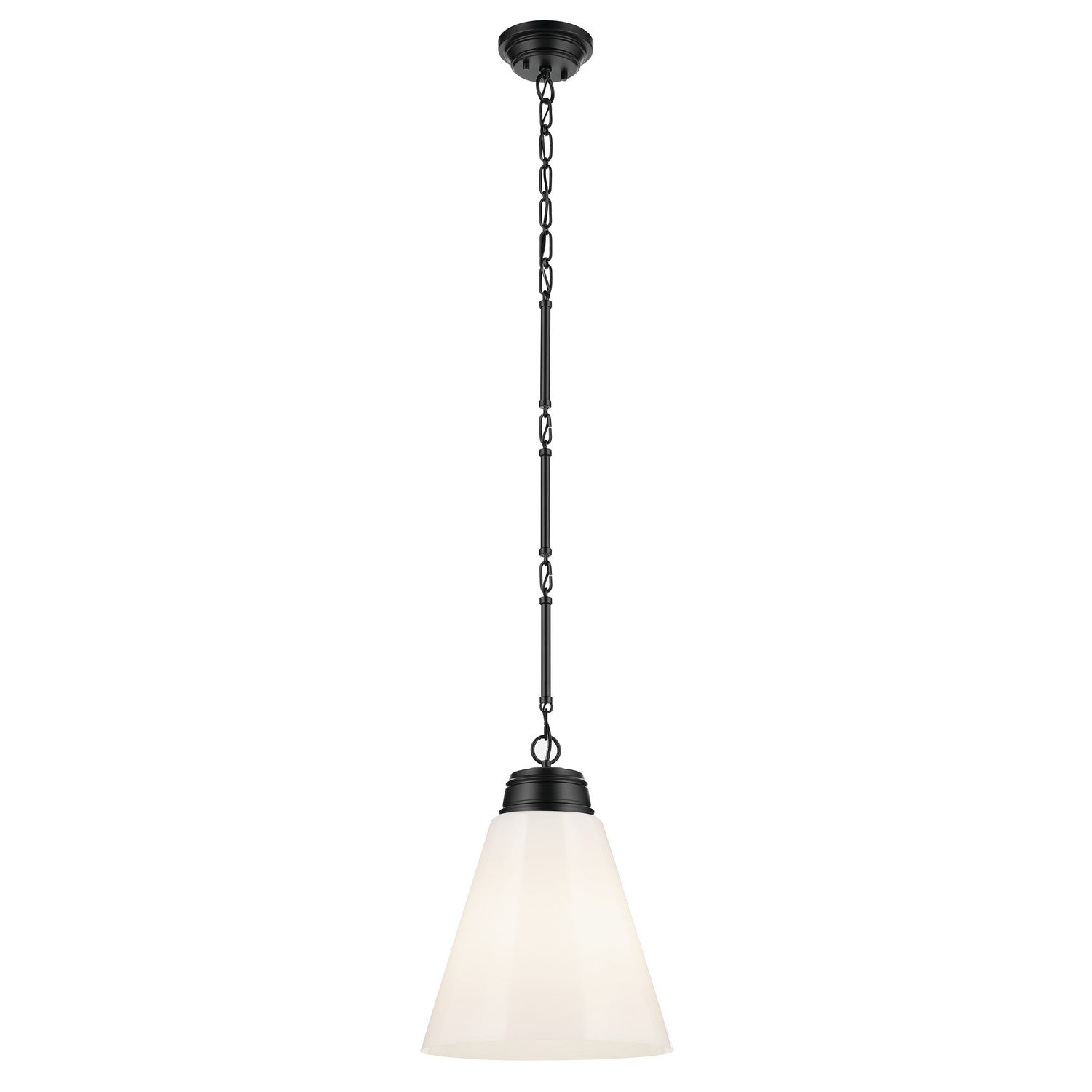 Kichler - 52662BK - One Light Pendant - Marsailli - Black