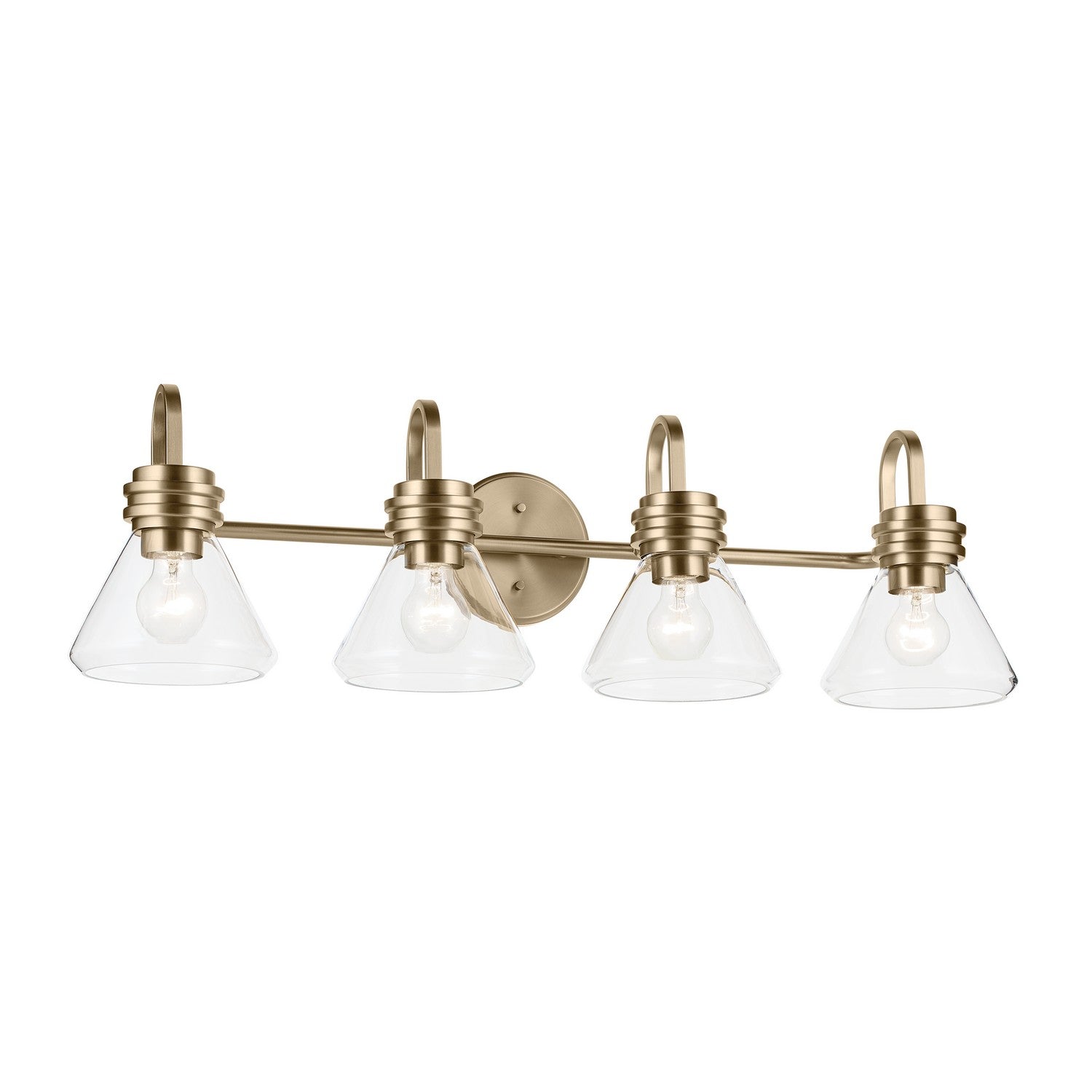 Kichler - 55156CPZCLR - Four Light Bath - Farum - Champagne Bronze