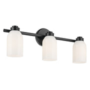 Kichler - 55202BK - Three Light Bath - Shae - Black