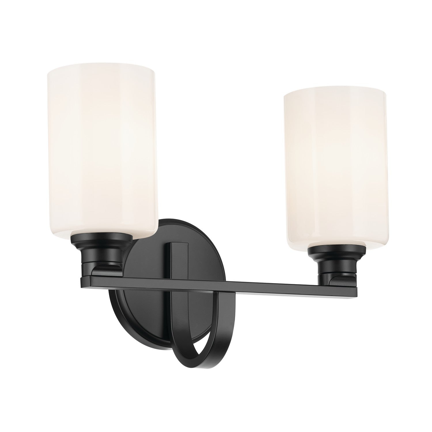 Kichler - 55225BK - Two Light Bath - Gioe - Black