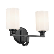 Kichler - 55225BK - Two Light Bath - Gioe - Black