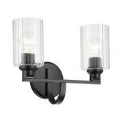 Kichler - 55225BKFLU - Two Light Bath - Gioe - Black