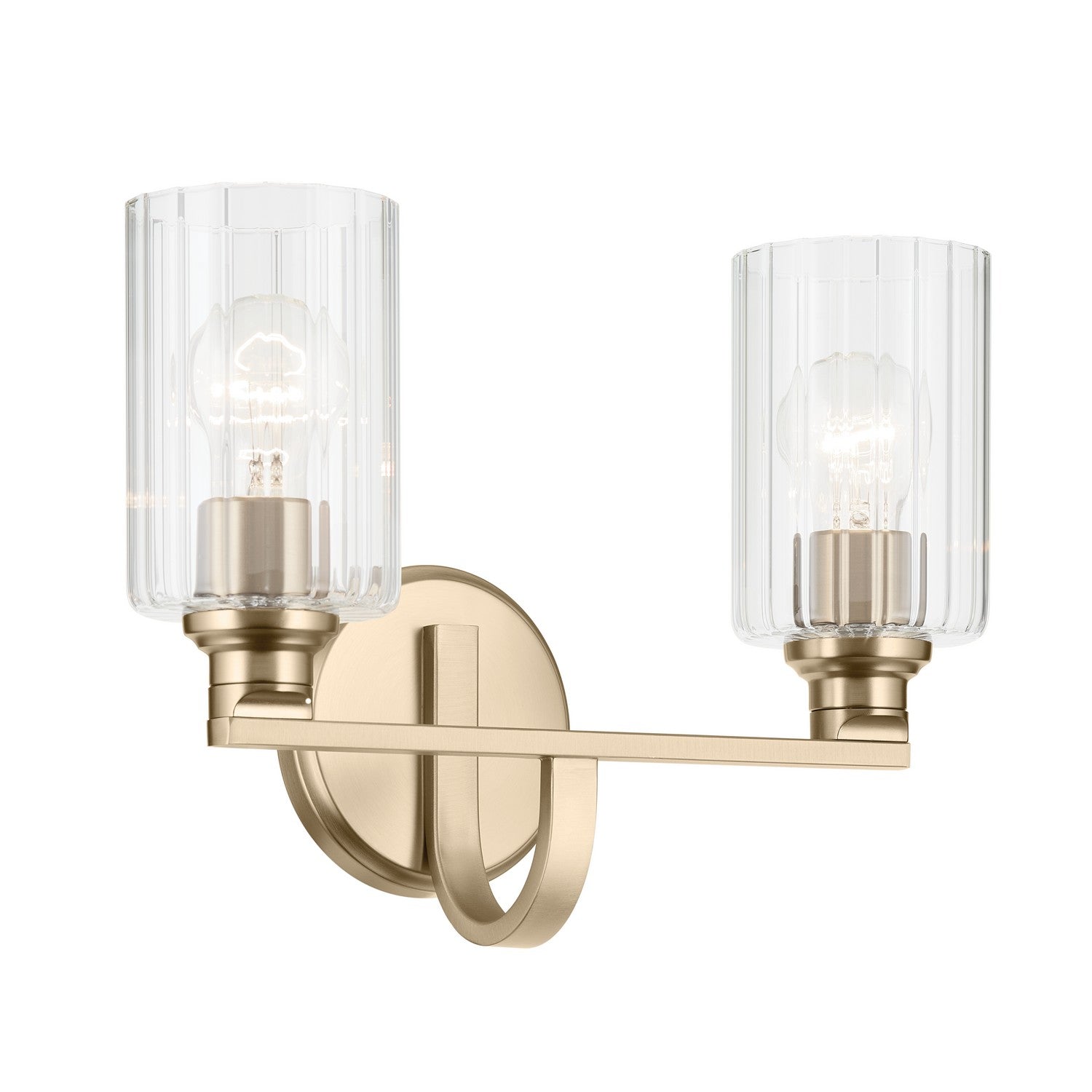 Kichler - 55225CPZFLU - Two Light Bath - Gioe - Champagne Bronze