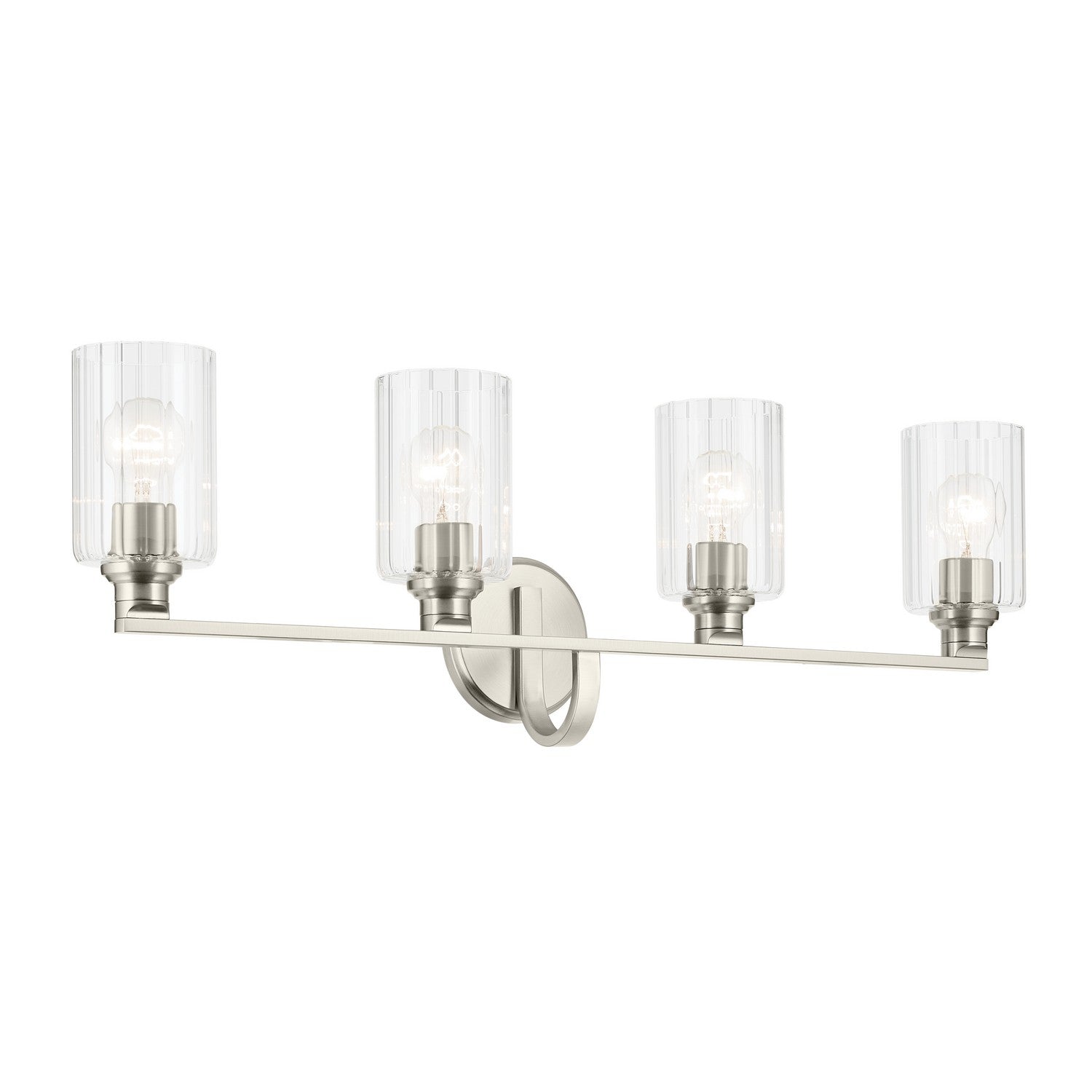 Kichler - 55227NIFLU - Four Light Bath - Gioe - Brushed Nickel