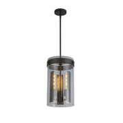 Artcraft - AC10051BK - Three Light Pendant - Dahlia - Black