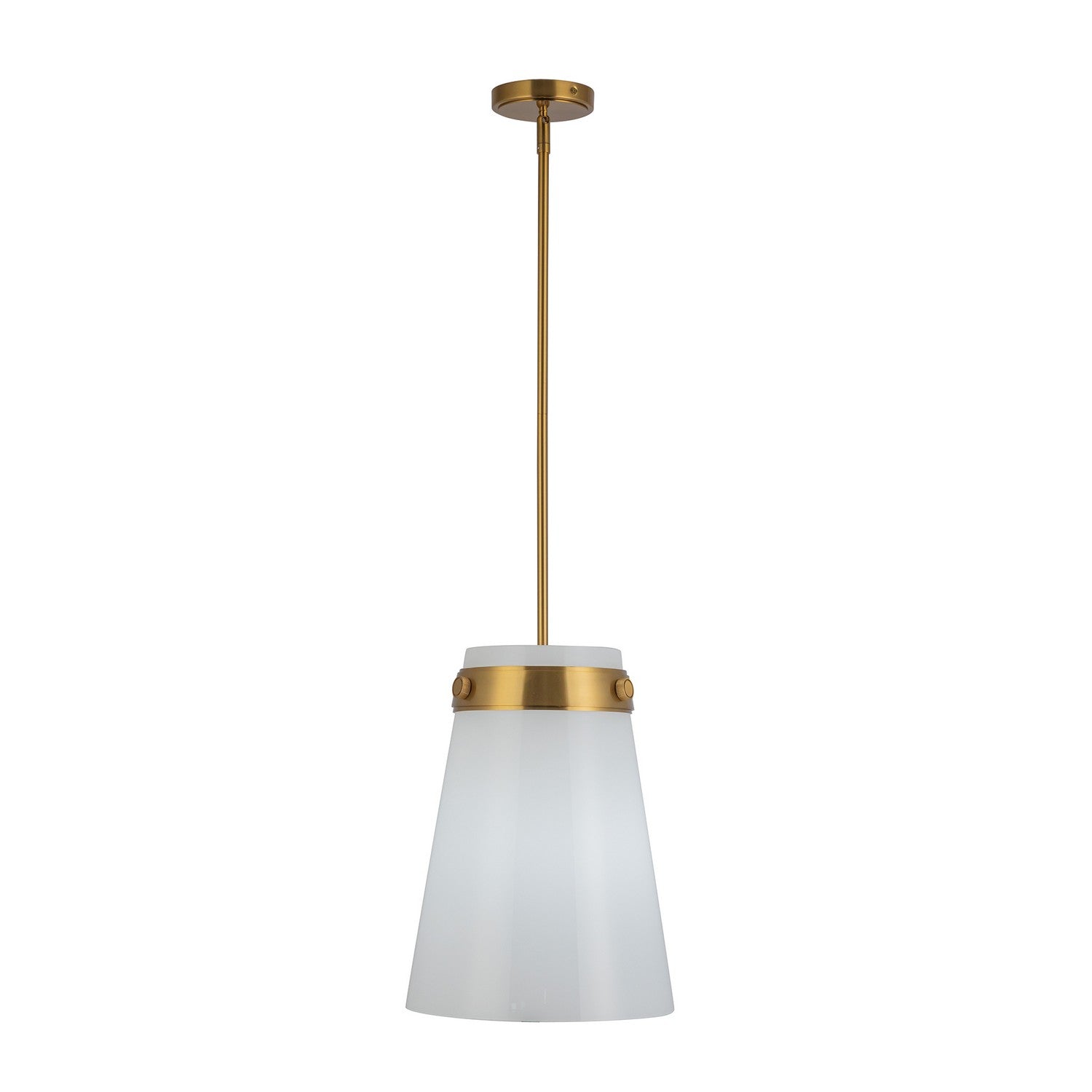 Artcraft - AC10640BR - One Light Pendant - Dahlia - Brushed Brass
