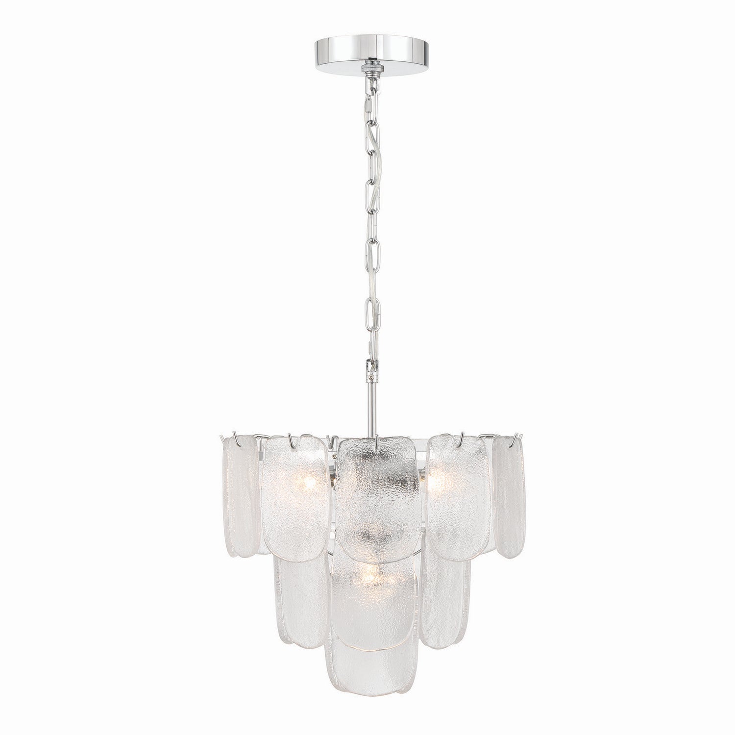 Artcraft - AC12051CR - Five Light Pendant - Bianca - Polished Nickel, Crystalline