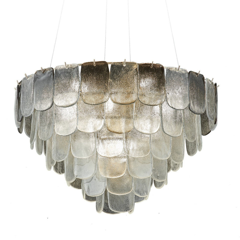Artcraft - AC12053CS - 19 Light Chandelier - Bianca - Polished Nickel, Crystalline Smoke