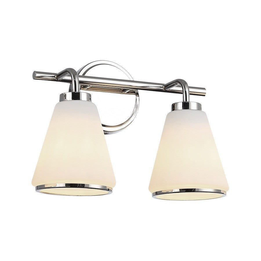 Artcraft - AC12122PN - Two Light Bathroom Vanity - Zoey - Polished Nickel