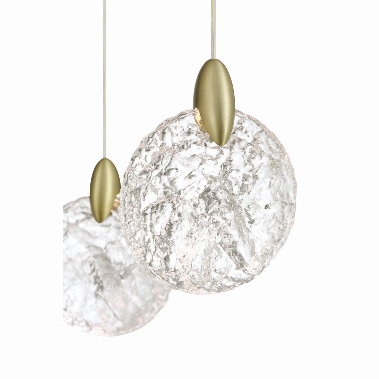 Artcraft - AC12152BB - LED Chandelier - Snowflake - Satin Brass