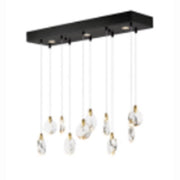 Artcraft - AC12154BB - LED Island Pendant - Snowflake - Satin Brass