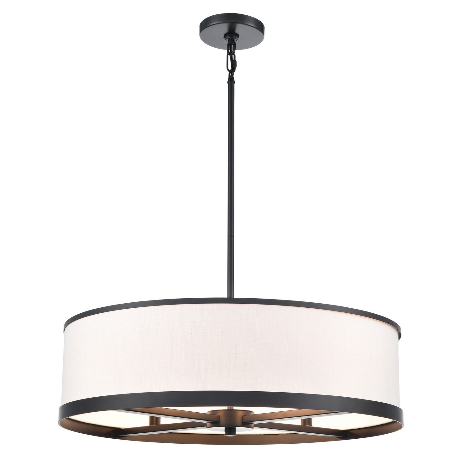 Artcraft - AC12163BK - Four Light Chandelier - High Street - Black