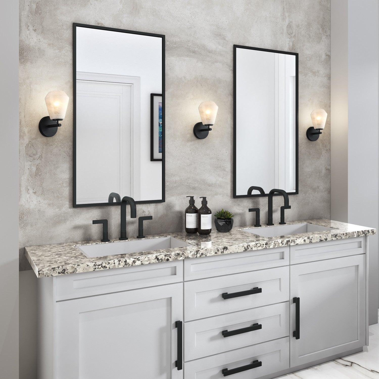 Artcraft - AC12181BK - One Light Wall Sconce - Brooke - Black