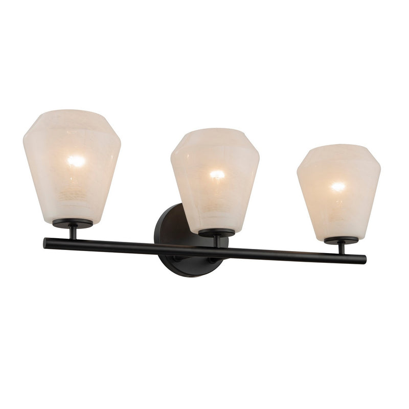 Artcraft - AC12183BK - Three Light Bathroom Vanity - Brooke - Black