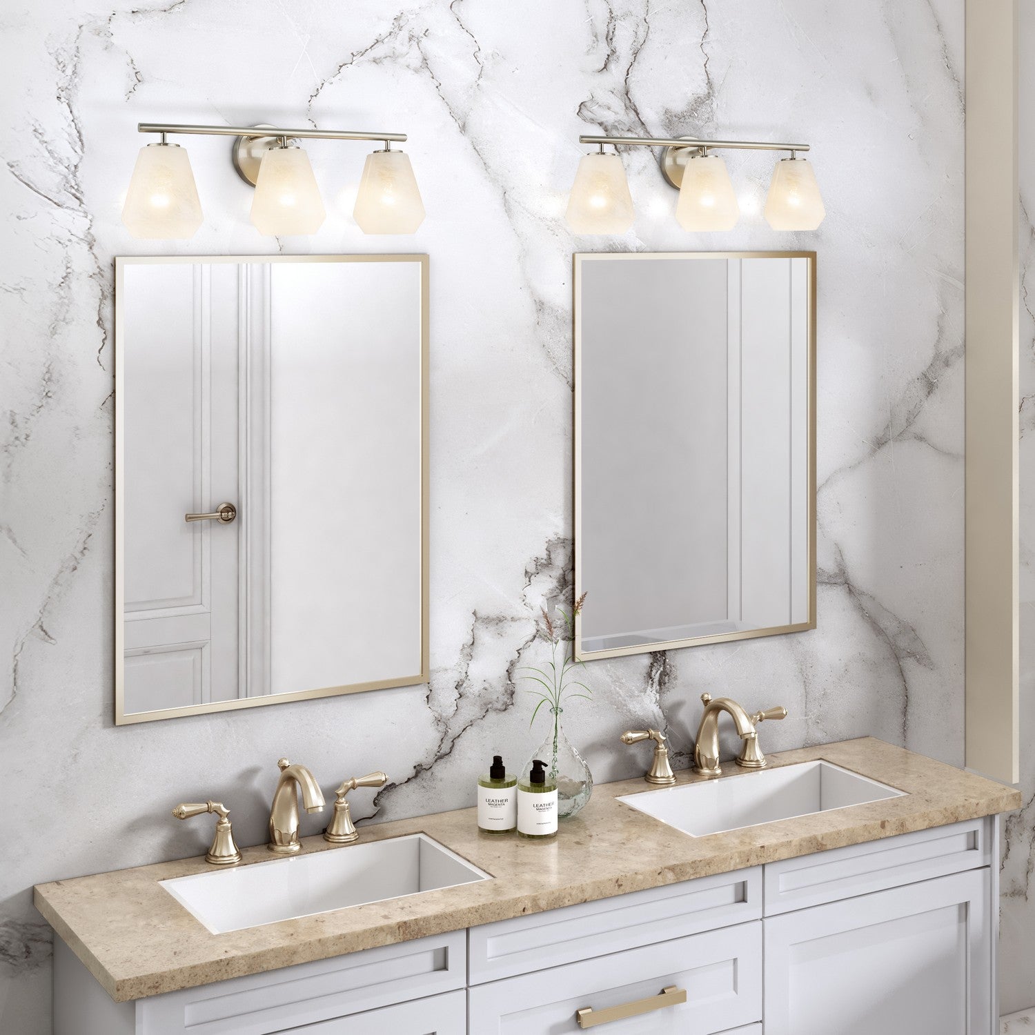 Artcraft - AC12183BN - Three Light Bathroom Vanity - Brooke - Brushed Nickel