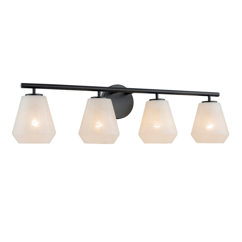 Artcraft - AC12184BK - Four Light Bathroom Vanity - Brooke - Black