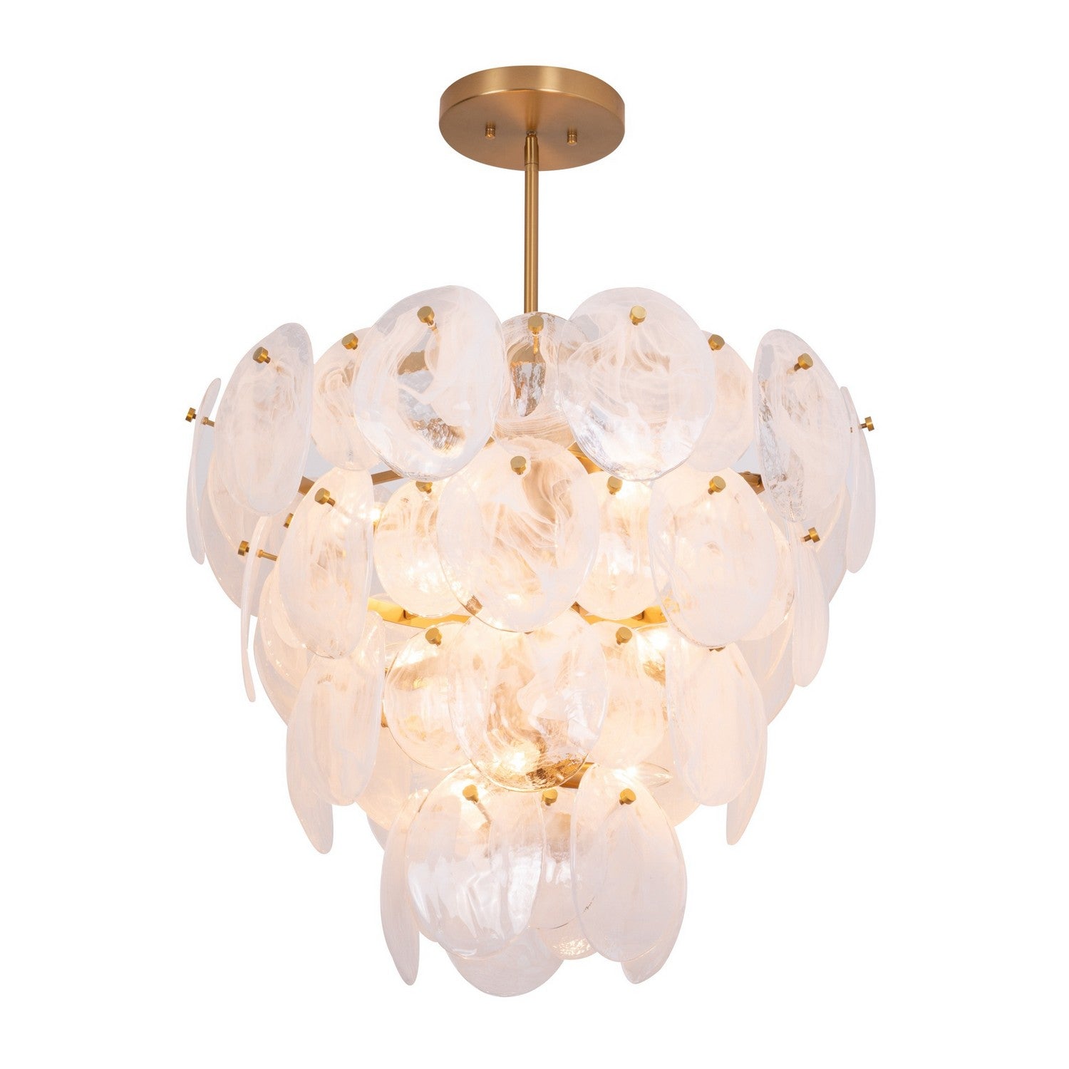 Artcraft - AC12212BR - 13 Light Chandelier - Lily - Brushed Brass