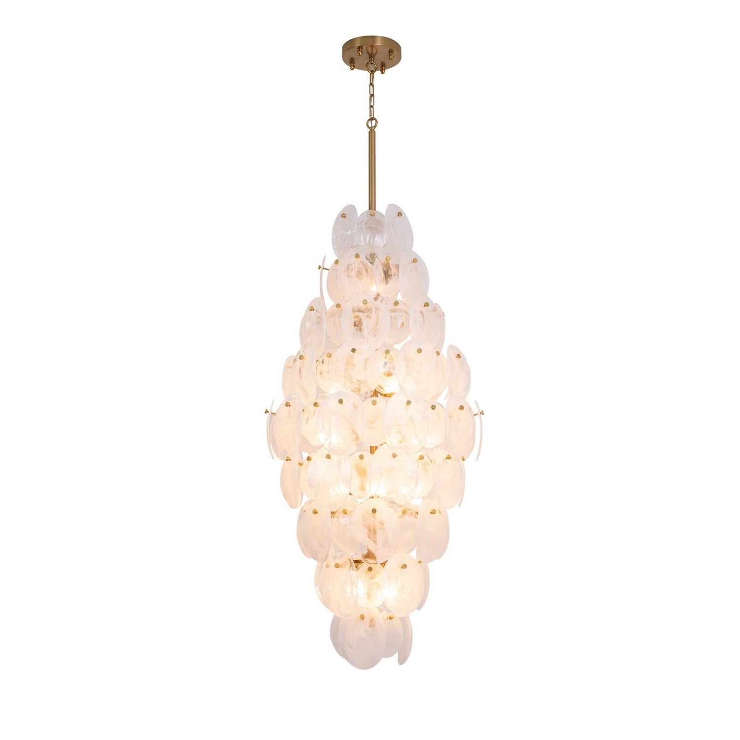 Artcraft - AC12219BR - 15 Light Chandelier - Lily - Brushed Brass