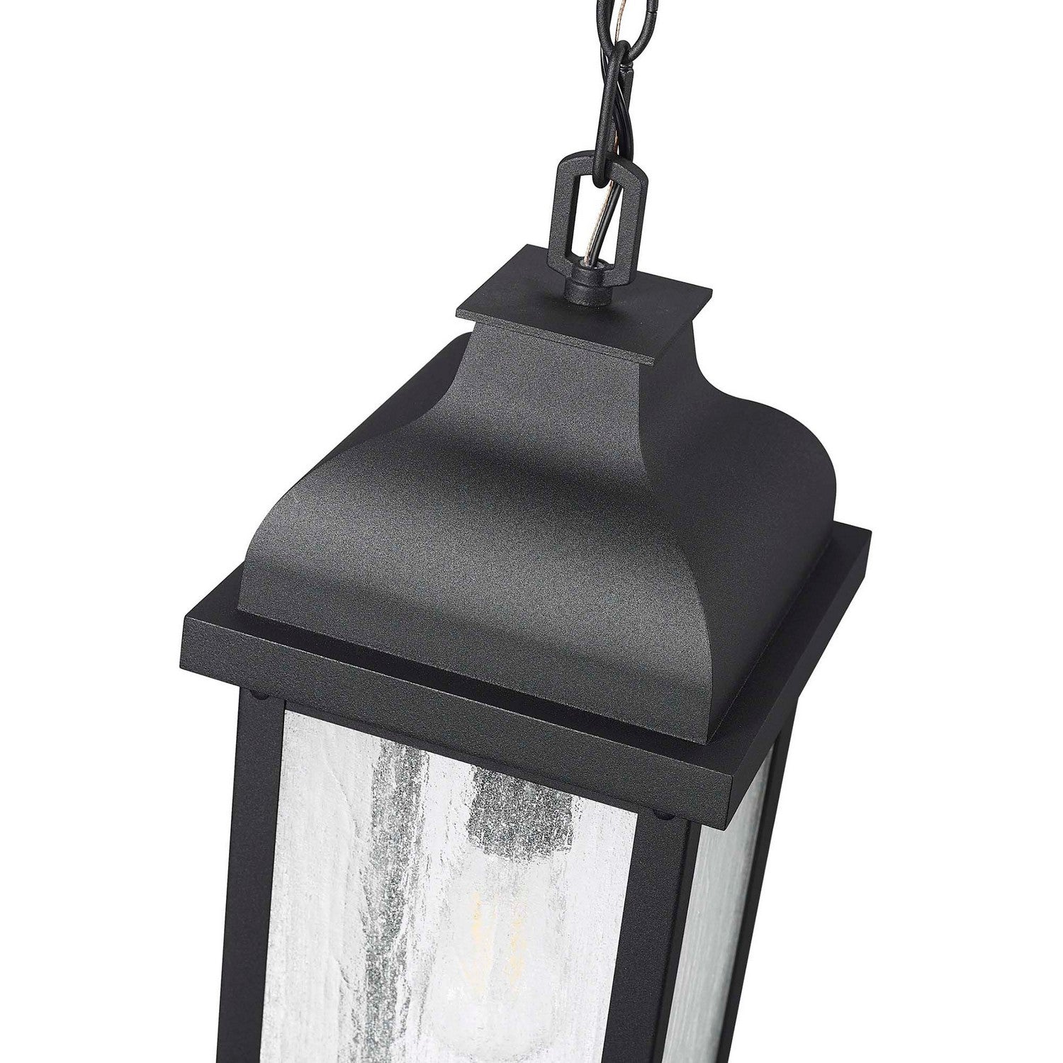 Artcraft - AC8185BK - One Light Outdoor Pendant - Madrid - Black