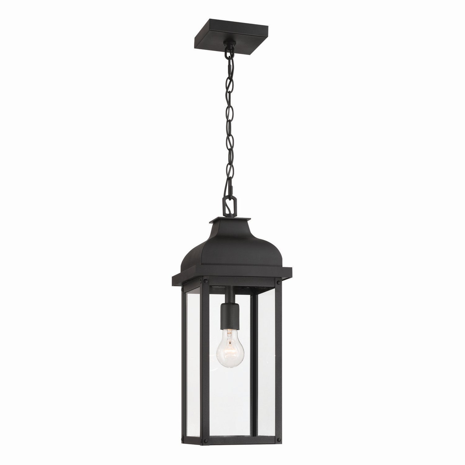 Artcraft - AC8185BK - One Light Outdoor Pendant - Madrid - Black