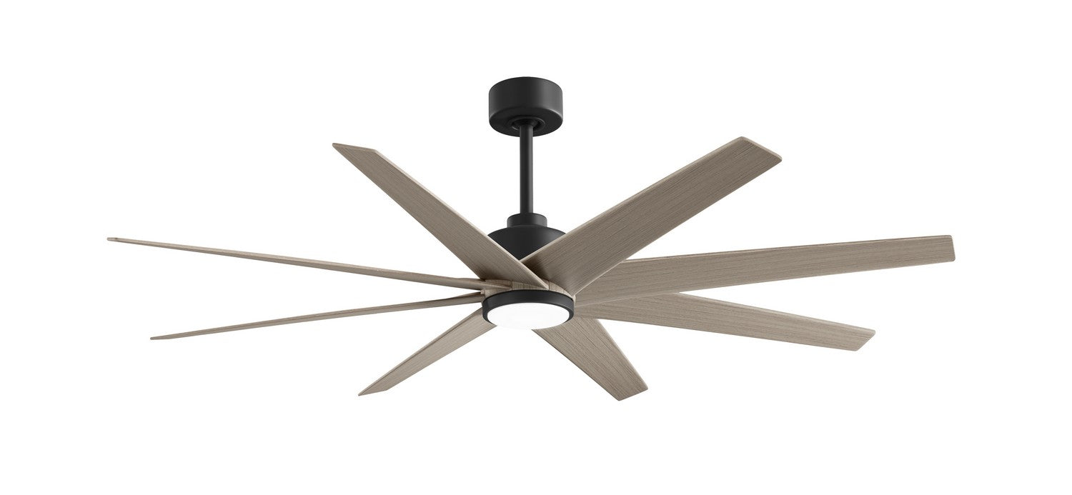 Matthews Fan Company - ANLK-BK-GA-64 - 64"Ceiling Fan - Ariella-LK - Matte Black