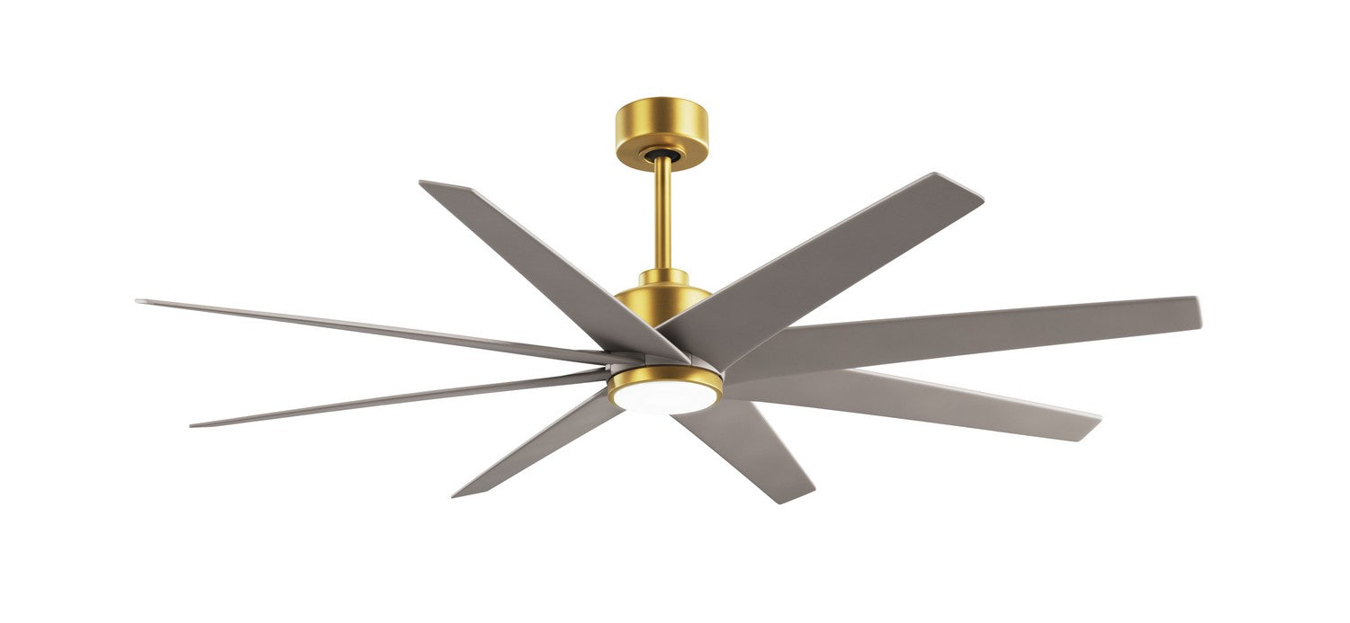 Matthews Fan Company - ANLK-BRBR-BN-64 - 64"Ceiling Fan - Ariella-LK - Brushed Brass