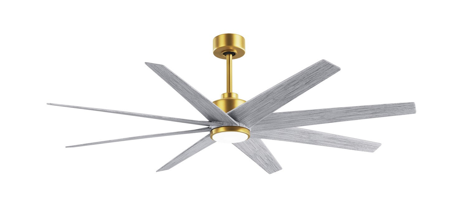 Matthews Fan Company - ANLK-BRBR-BW-64 - 64"Ceiling Fan - Ariella-LK - Brushed Brass
