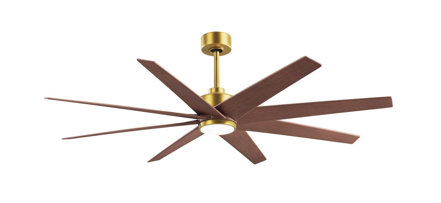 Matthews Fan Company - ANLK-BRBR-WN-64 - 64"Ceiling Fan - Ariella-LK - Brushed Brass