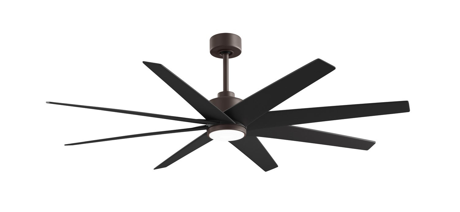 Matthews Fan Company - ANLK-TB-BK-64 - 64"Ceiling Fan - Ariella-LK - Textured Bronze