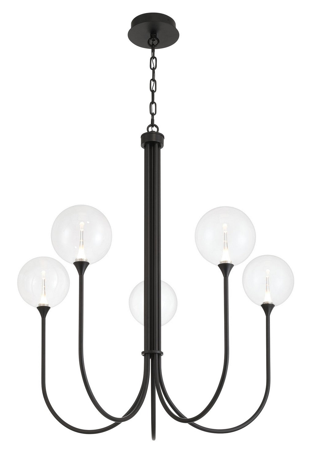 Eurofase - 48923-019 - Five Light Chandelier - Black