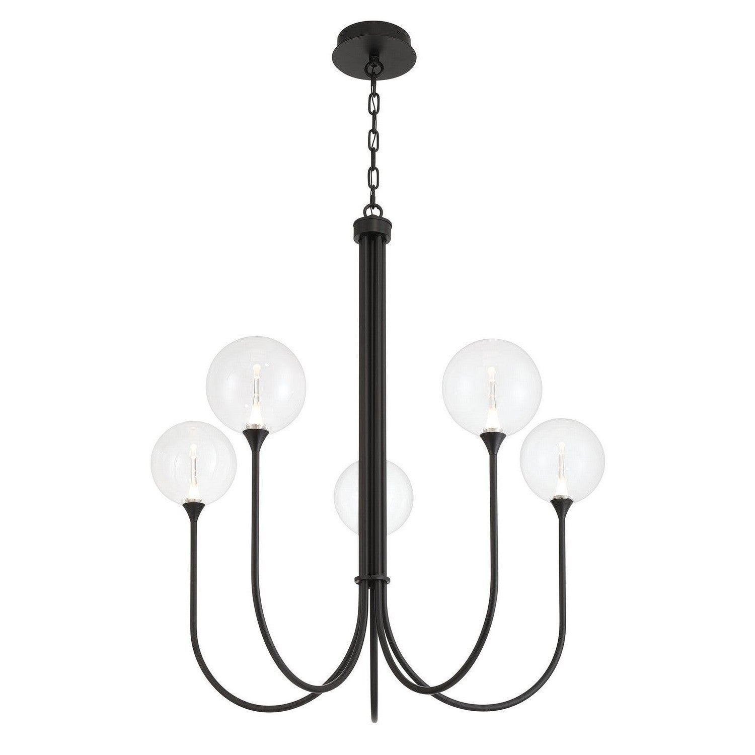 Eurofase - 48923-019 - Five Light Chandelier - Black