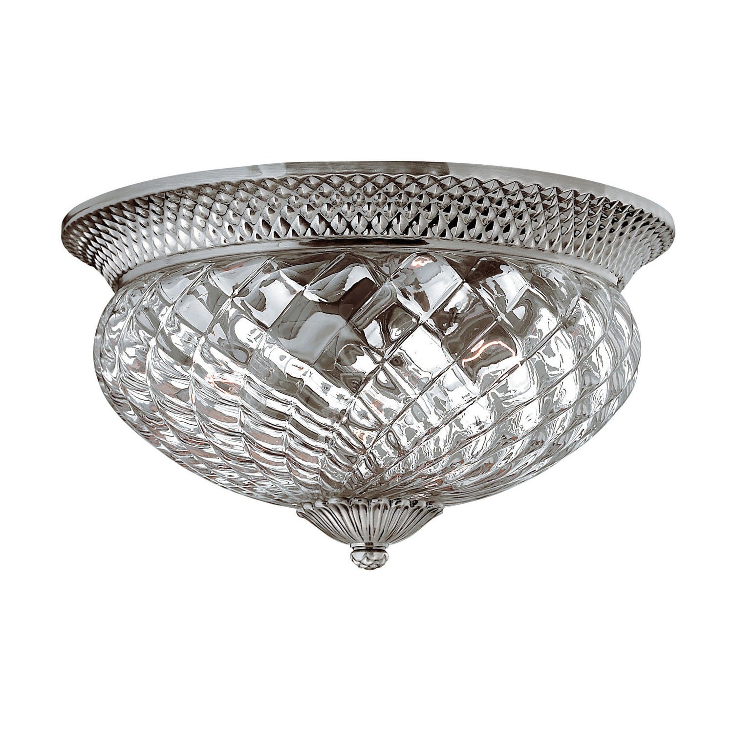 Hinkley - 4881PL - LED Flush Mount - Plantation - Polished Antique Nickel
