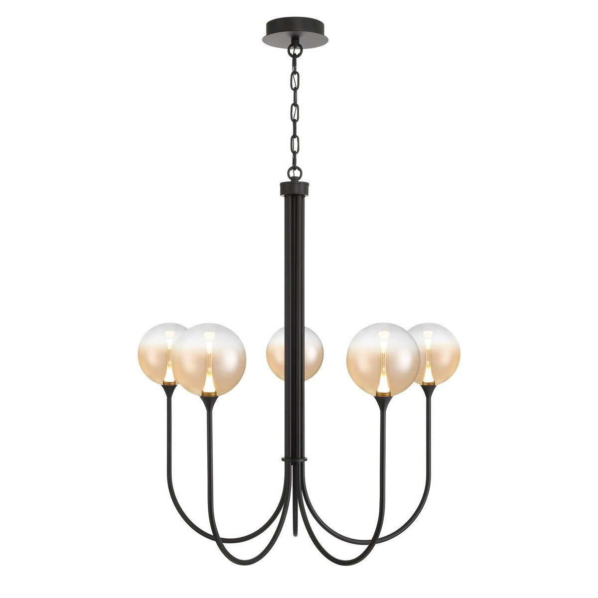 Eurofase - 48923-039 - Five Light Chandelier - Black