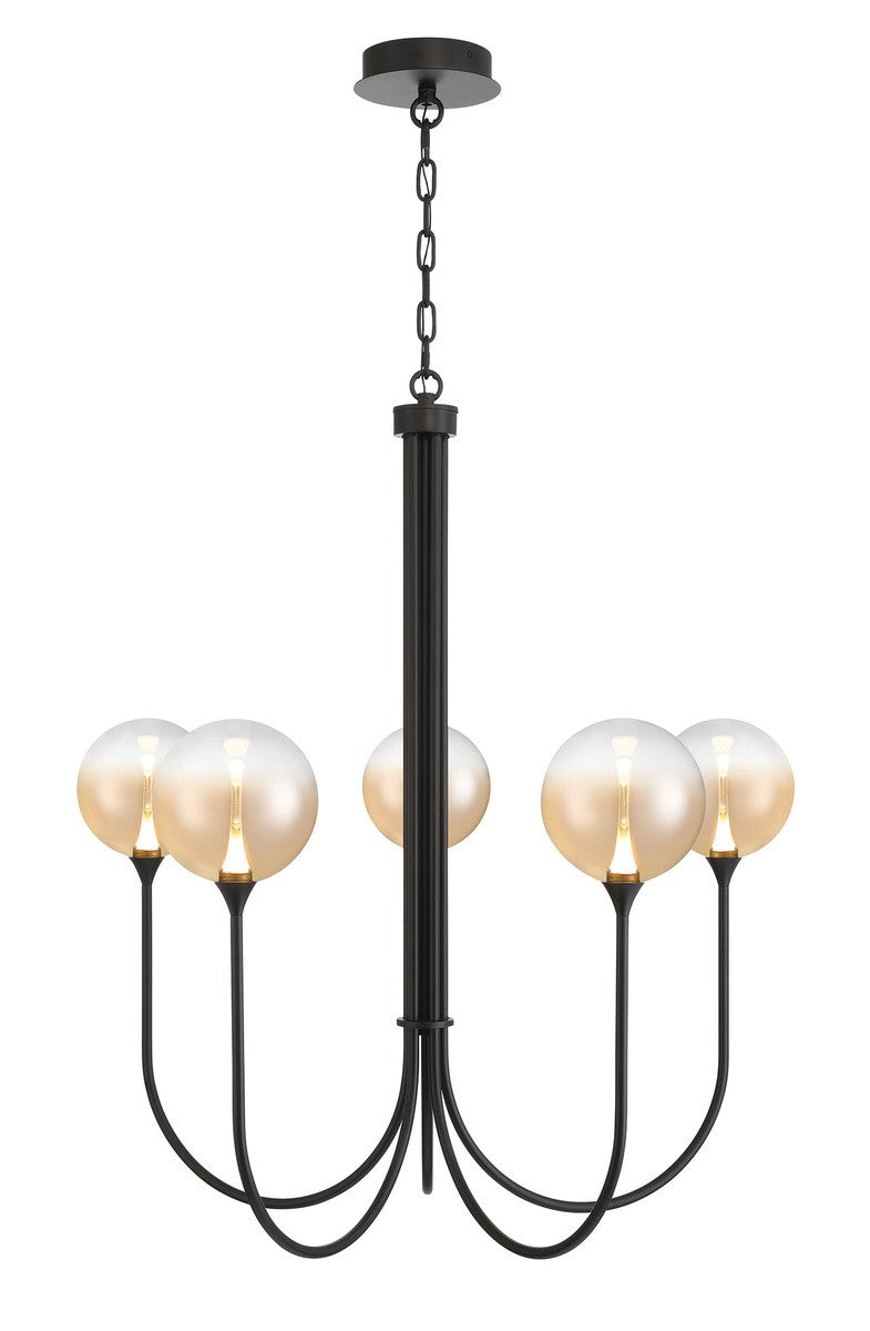 Eurofase - 48923-039 - Five Light Chandelier - Black