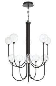 Eurofase - 48926-010 - Ten Light Chandelier - Black