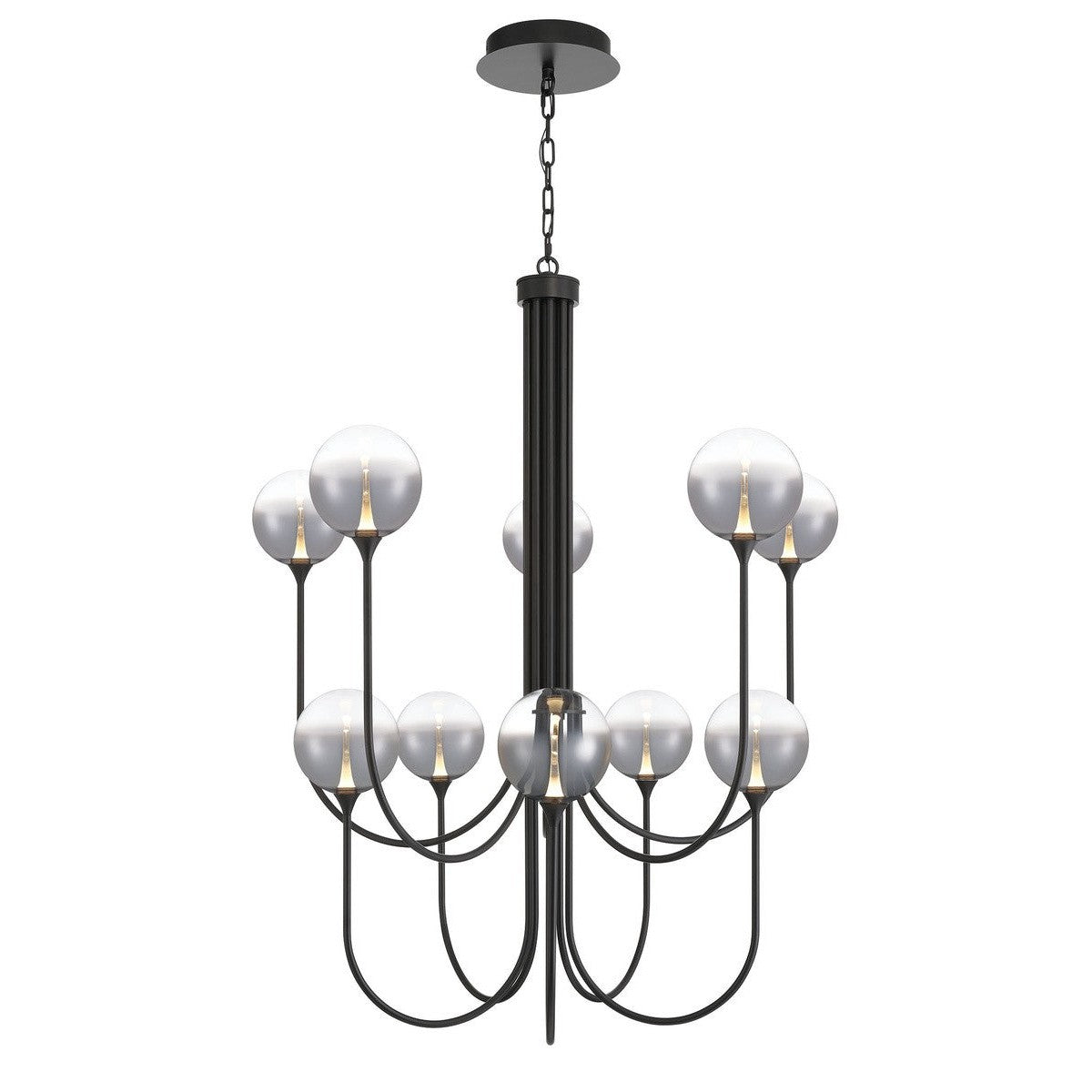 Eurofase - 48926-027 - Ten Light Chandelier - Black