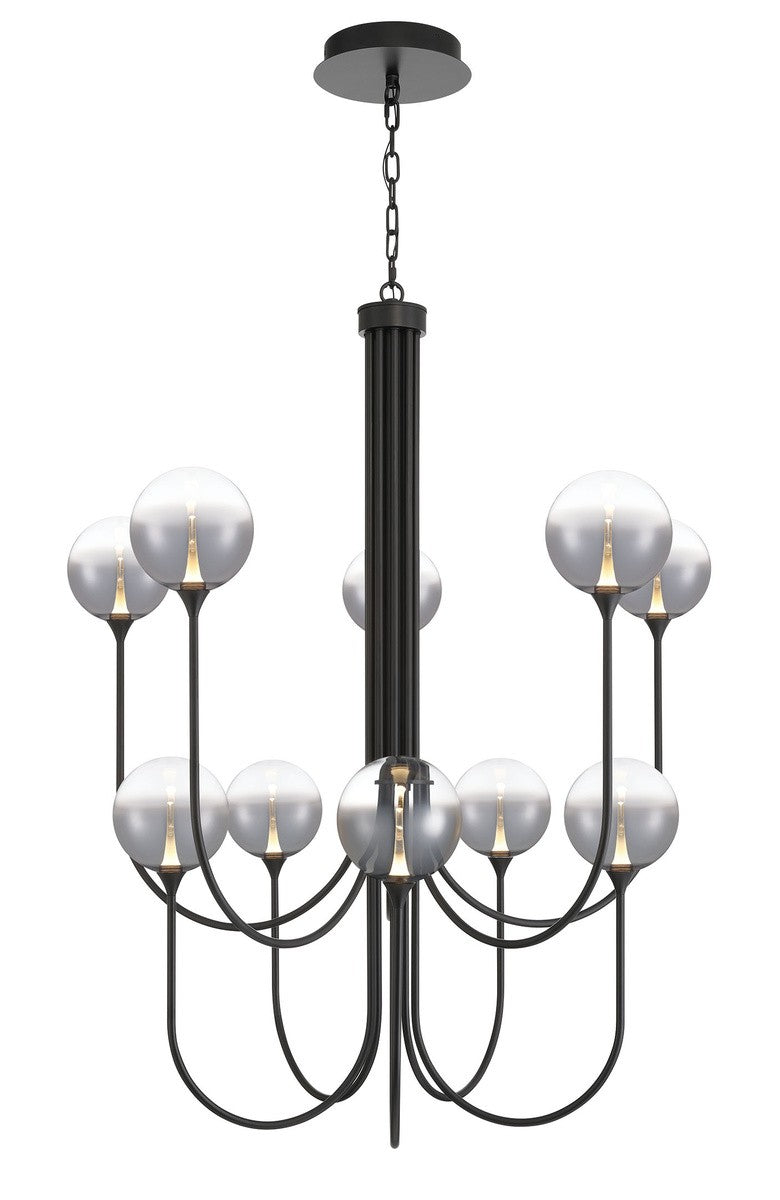 Eurofase - 48926-027 - Ten Light Chandelier - Black