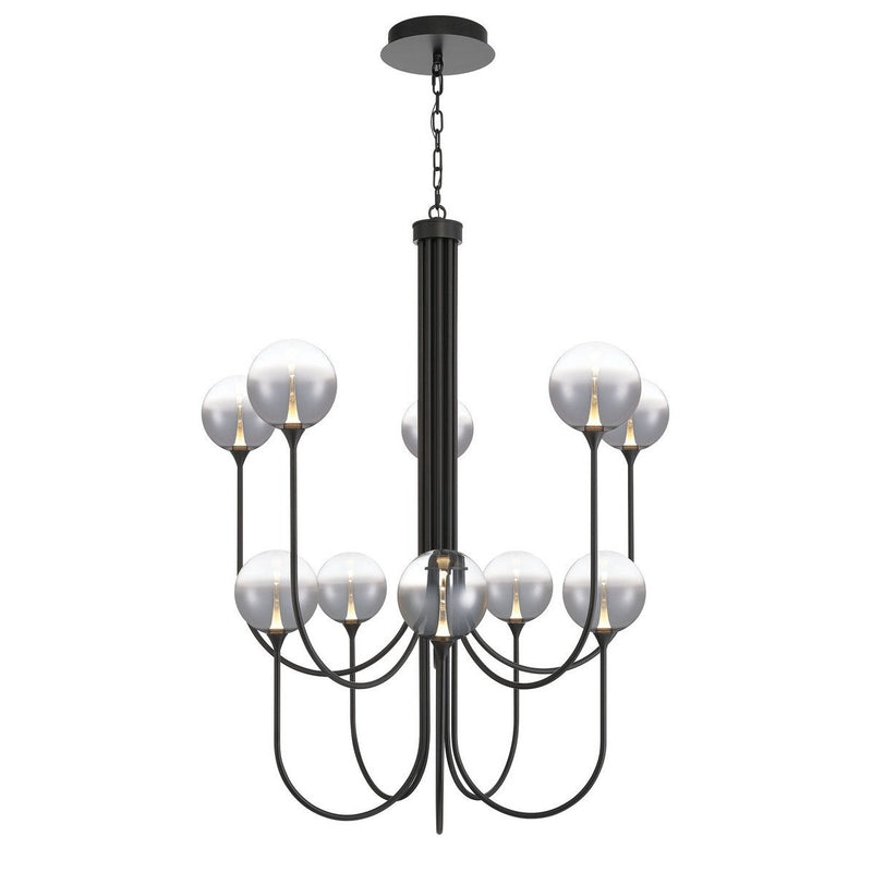 Eurofase - 48926-027 - Ten Light Chandelier - Black