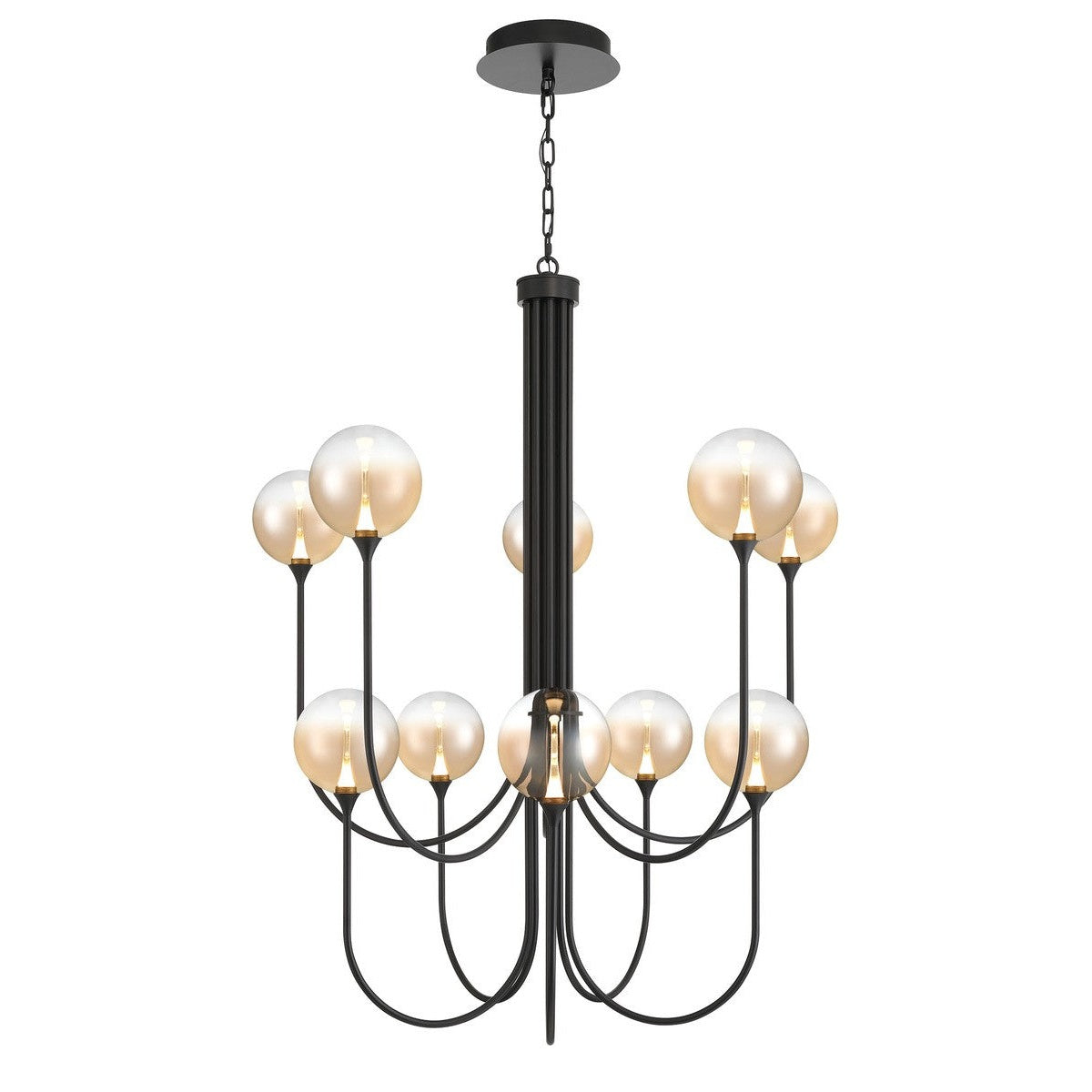 Eurofase - 48926-032 - Ten Light Chandelier - Black
