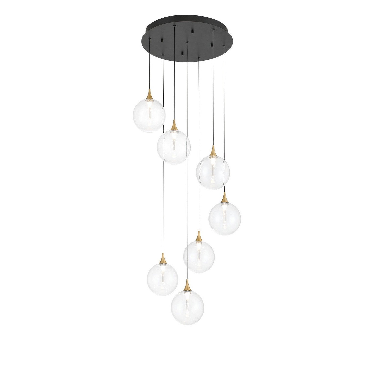 Eurofase - 48928-014 - Seven Light Chandelier - Gold