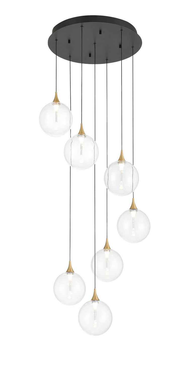 Eurofase - 48928-014 - Seven Light Chandelier - Gold