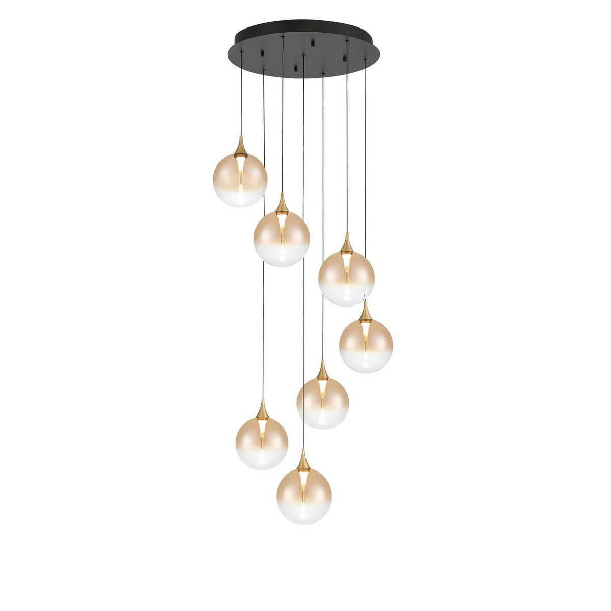 Eurofase - 48928-038 - Seven Light Chandelier - Gold