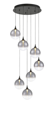 Eurofase - 48929-028 - Seven Light Chandelier - Black