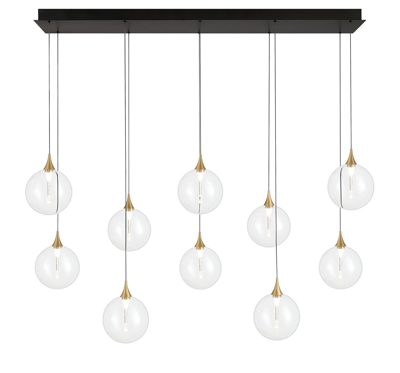 Eurofase - 48932-028 - Ten Light Chandelier - Gold